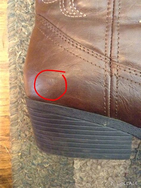 scuff marks on fake leather shoes|scuff marks on boots.